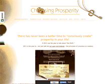 Tablet Screenshot of choosingprosperity.com